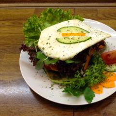 Cucumber - carrot - sandwiches with kiwi - parsley - sauce