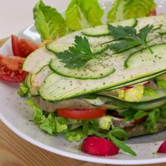 Plum - zucchini - "Lasagna"